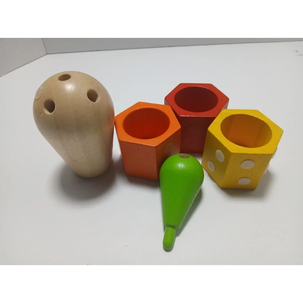 Plan Toys Replacement Wooden Pieces Mixed Lot
